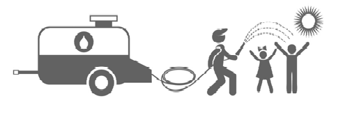 наповнення басейнів та душ